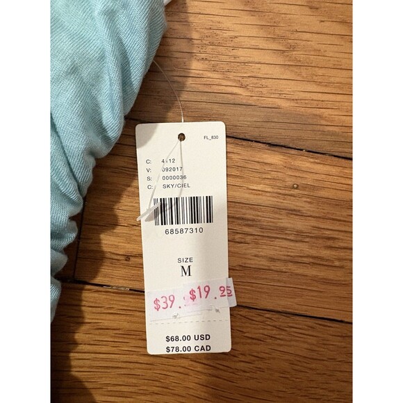 Anthropologie Pilcro Size M Ruched Reversible Tank Top Blue Yellow NWT - Picture 5 of 6